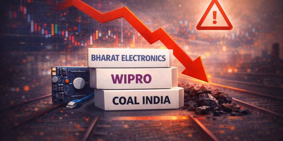 Nifty 50 Top Losers Today: Bharat Electronics, Wipro, Coal India Among Major Stocks That Fell