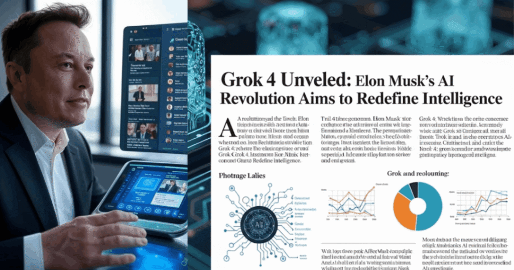 Grok 4 Unveiled: Elon Musk’s AI Revolution Aims to Redefine Intelligence
