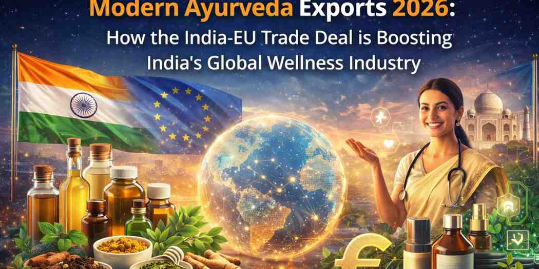Modern Ayurveda Exports 2026: How the India-EU Trade Deal is Boosting India’s Global Wellness Industry