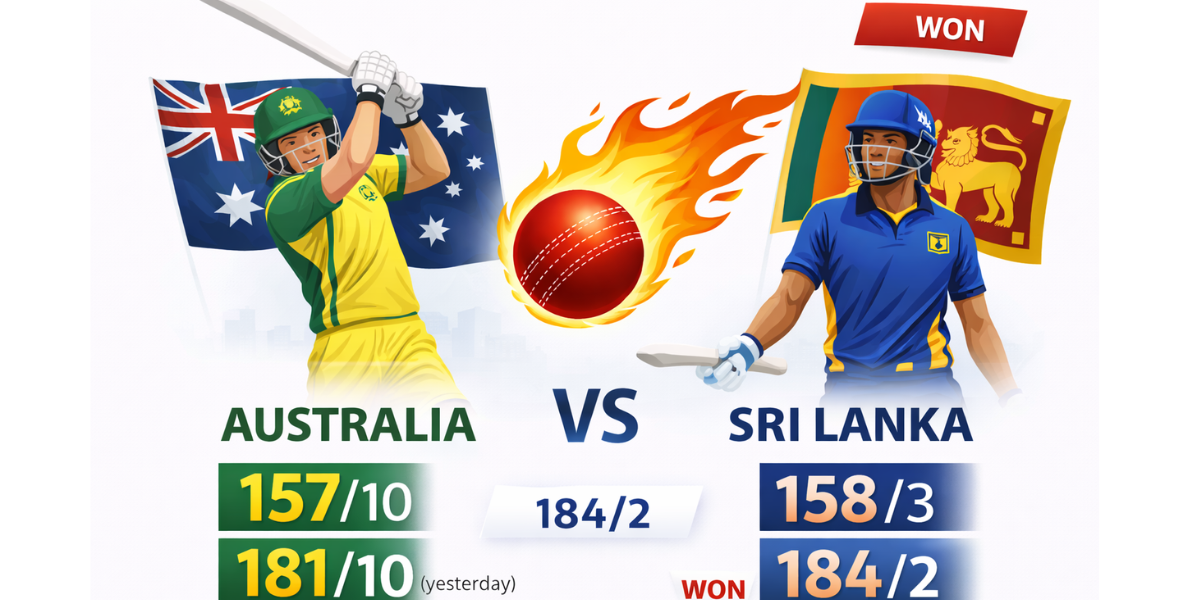 Australia vs Sri Lanka Recap: Is the World Champion’s T20 Streak Over?