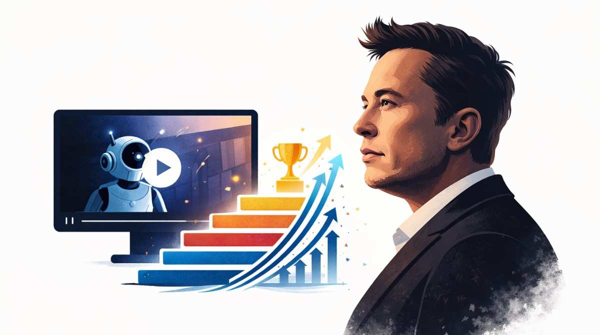 Elon Musk Says Grok Imagine Video Model Improving Rapidly, Highlights Strong Leaderboard Performance