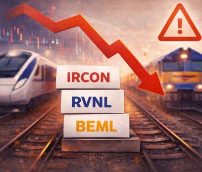 Railway Stocks Decline on March 9 as IRCON, RVNL and BEML Face Selling Pressure
