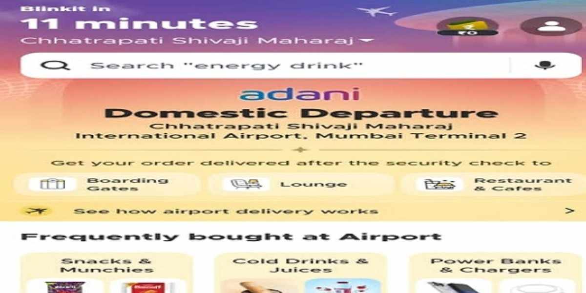 Blinkit Airport Quick Commerce India: Service Launched at Mumbai Airport Terminal