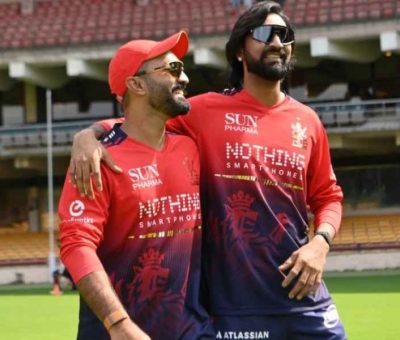 Intense Moment: Krunal Pandya Celebration Hardik Wicket Draws Attention in MI vs RCB Clash